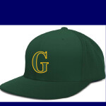 Greenfield Embroidered Player Baseball Hat Flat Bill