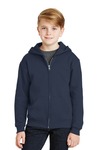 Youth NuBlend ® Full Zip Hooded Sweatshirt