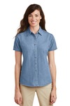 Women's Short Sleeve Value Denim Shirt