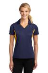 Women's Side Blocked Micropique Sport Wick ® Polo