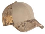 Camo Cap with Contrast Front Panel