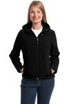 Women's Textured Hooded Soft Shell Jacket