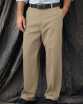 Men's Plain Front Casual Cotton Pants