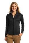 Ladies Vertical Texture Full Zip Jacket