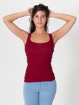 3368 2x1 Rib U-Neck Tank