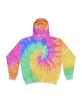 Unisex Tie-Dyed Full-Zip Hooded Sweatshirt