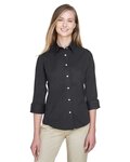 Women's Perfect Fit™ Three-Quarter Sleeve Stretch Poplin Dress Shirt