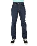 Men's Raw Denim Straight-Leg Jean Pants