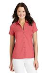 Ladies Textured Camp Shirt