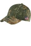 Americana Contrast Stitch Camouflage Cap