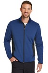 Full Zip Heather Stretch Fleece Jacket