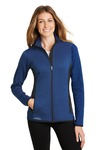 Women's Full Zip Heather Stretch Fleece Jacket