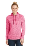 Women's PosiCharge ® Electric Heather Fleece Hooded Pullover