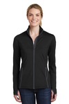 Women's Sport Wick ® Stretch Contrast Full Zip Jacket