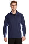 Sport Wick ® Stretch Contrast 1/4 Zip Pullover