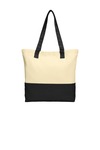 Colorblock Cotton Tote