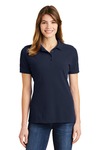 Ladies Combed Ring Spun Pique Polo