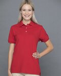Women's 100% Ring-Spun Cotton Piqué Polo