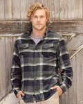 Snap Front Plaid Flannel Shirt