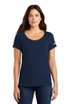 Women's Dri FIT Cotton/Poly Scoop Neck Tee