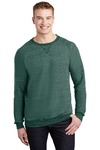 Snow Heather French Terry Raglan Crew