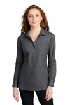 Ladies Pincheck Easy Care Shirt