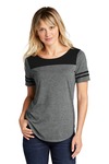 Ladies PosiCharge ® Tri Blend Wicking Fan Tee