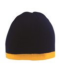Two-Tone Knit Beanie
