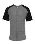 Men's Triblend Full Button T-Shirt