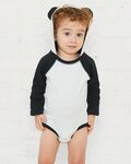 Infant Fine Jersey Character Hooded Long Sleeve Bodysuit with Ears