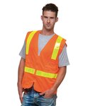 Unisex USA-Made ANSI Solid Surveyor's Vest Class 2