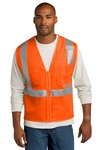 Ansi 107 Class 2 Mesh Zippered Vest