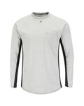 Men's Long Sleeve FR Two-Tone Base Layer with Concealed Chest Pocket - EXCEL FR