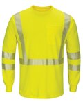 Men's Tall Hi-Visibility Lightweight Long Sleeve T-Shirt