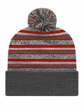 USA-Made Striped Beanie
