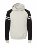 Unisex Nublend® Varsity Colorblocked Raglan Hooded Sweatshirt