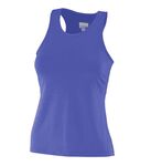 Ladies Poly/Spandex Solid Racerback Tank