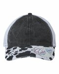 Women's Printed Bill with Mesh Back Cap
