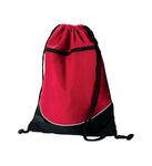 Tri-Color Drawstring Backpack