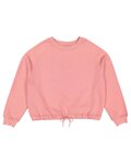 Women's Relaxed 3-End Boxy Fleece Crewneck Sweatshirt