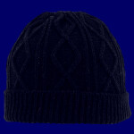 OTTO CAP 12" Cable Knit Beanie w/ Rib Knit Cuff