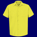 Men's Tall Enhanced Visibility Short Sleeve Work Shirt