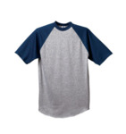 Raglan Practice Jersey (YOUTH)(Grey/Navy 424)