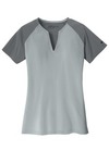 Golf Ladies Dri FIT Stretch Woven V Neck Top